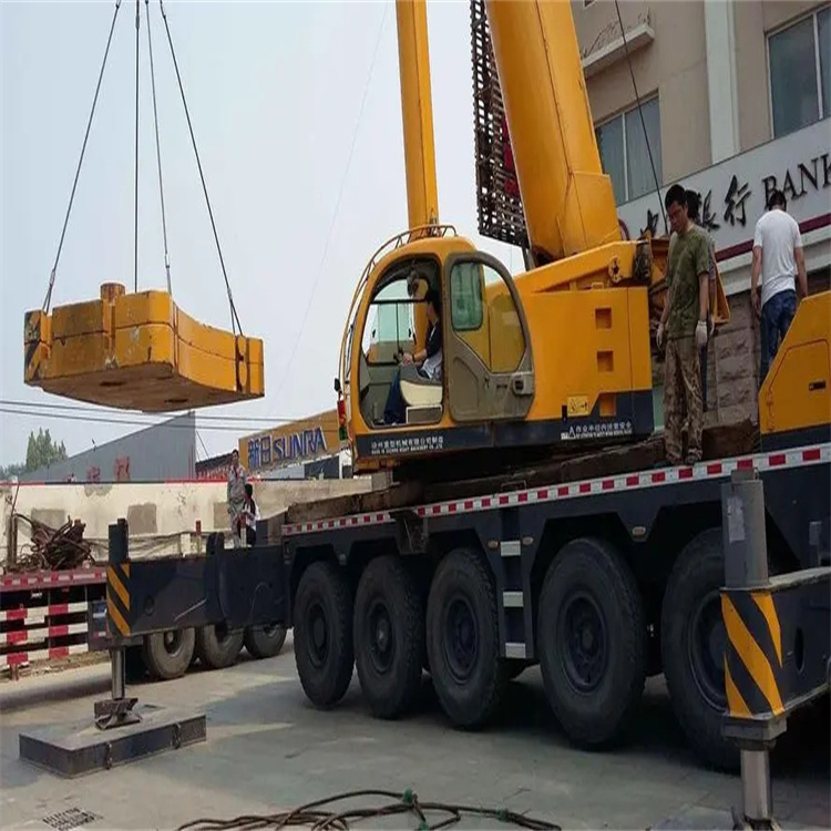 巫溪当地吊车出租|机器吊装|75吨|工厂搬迁服务